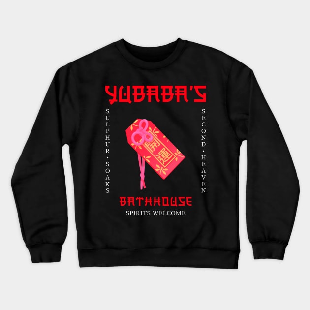 Yubaba’s bathhouse Crewneck Sweatshirt by Popstarbowser